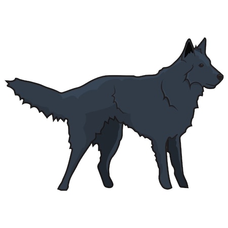 Signmission Belgian Sheepdog Dog Decal, Dog Lover Decor Vinyl Sticker D-12-Belgian Sheepdog